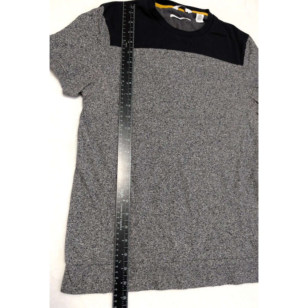 Calvin Klein Liquid Touch Men's Sm Gray Black T-Shirt Short Sleeve 100% Cotton - Picture 10 of 15